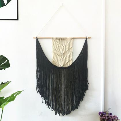 Woven Tapestry Wall Hanging Home Decor