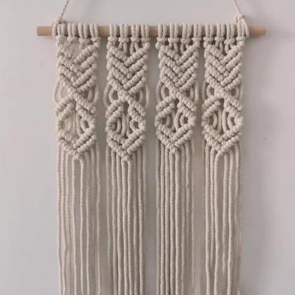 Woven Macrame Wall Hanging Tapestry