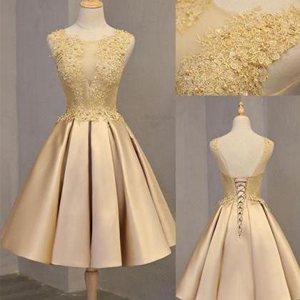Gold Homecoming Dress Birthday Party