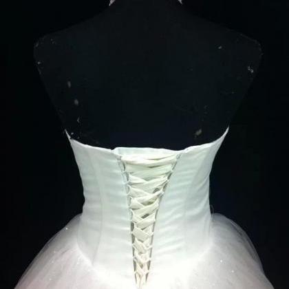 Crystaled Halter Bridal Dress