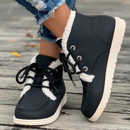 Women Casual Flat Ankle Boots