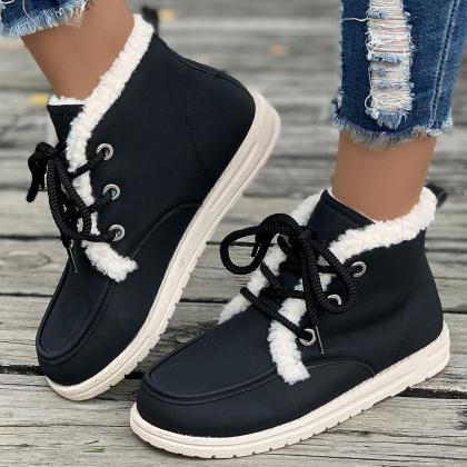 Women Casual Flat Ankle Boots