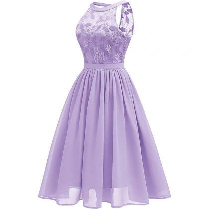 Lilac Short Party Dress