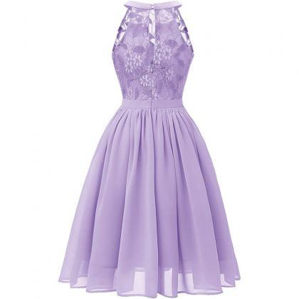 Lilac Short Party Dress