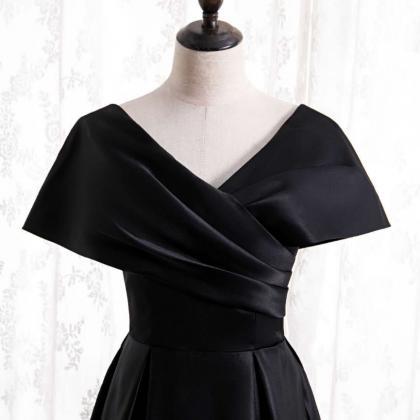 Black Simple Formal Dress