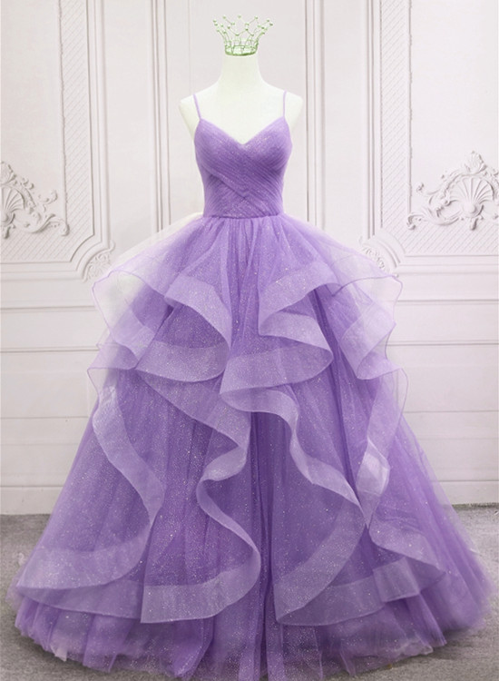Glitter Lavender Pageant Dress Prom Dress on Luulla
