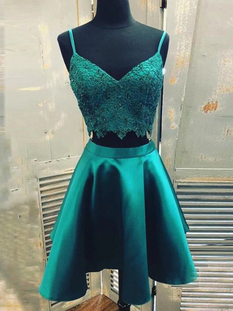 2 Piece Short Prom Party Dress