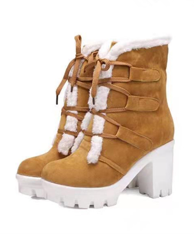 Platform Winter Ankle Boots Shoes