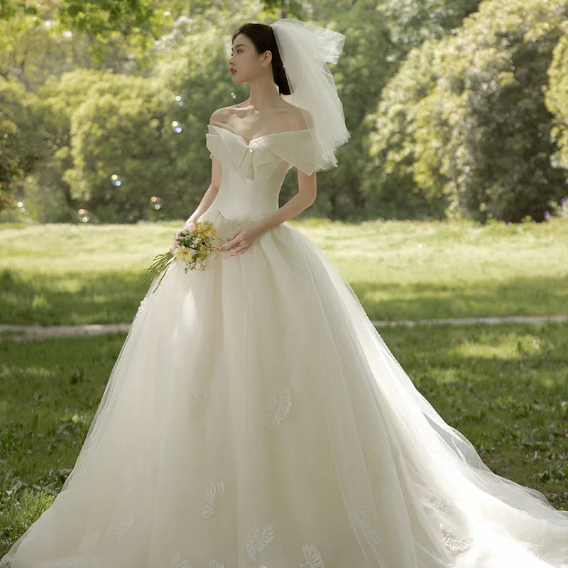 Sheer wedding dress overlay on sale