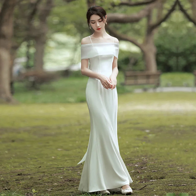 Slim fit off shoulder dress 2025