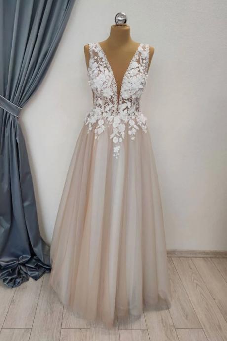 Sheer Bodice Long Special Occasion Dress Evening Gowns Prom Dress