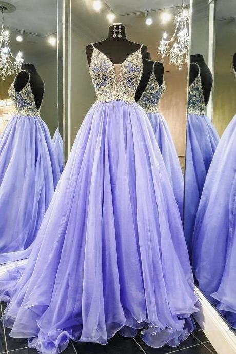 Spaghetti Straps Long Prom Dresses Formal Occasion Evening Gowns