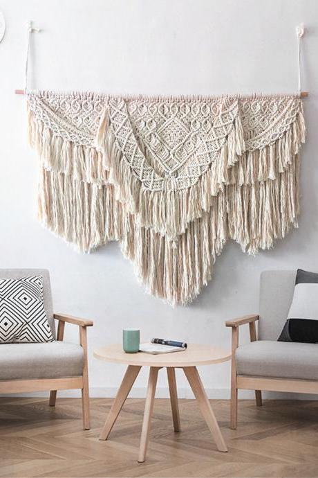 Boho Tapestry Hand-Woven For Home Decor Livingroom