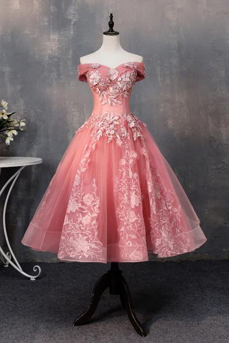 Off Shoulder Short Party Dress Semi Formal Occasion Gown